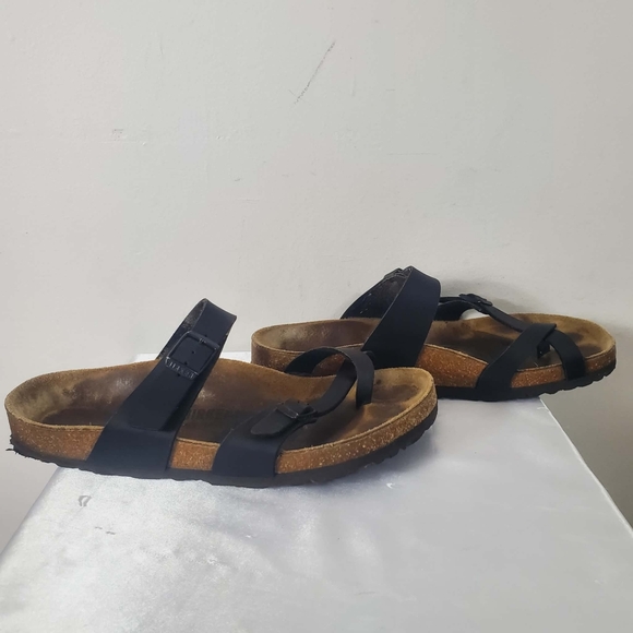 Birkenstock Mayari Black Leather Sandal - Picture 3 of 16